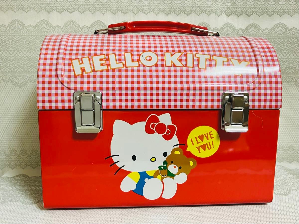 昭和キティちゃん トランクバッグ 缶BOX 1983年 当時物 SANRIO