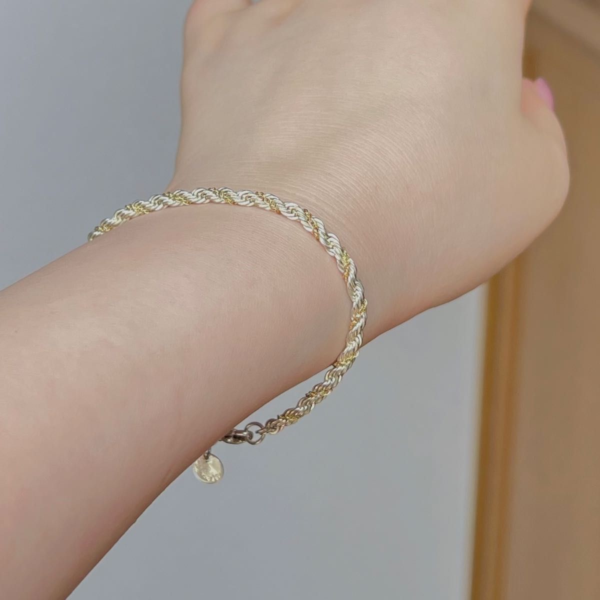 tiffany ティファニー スクリューツイストコンビ ブレスレット 750 18k
