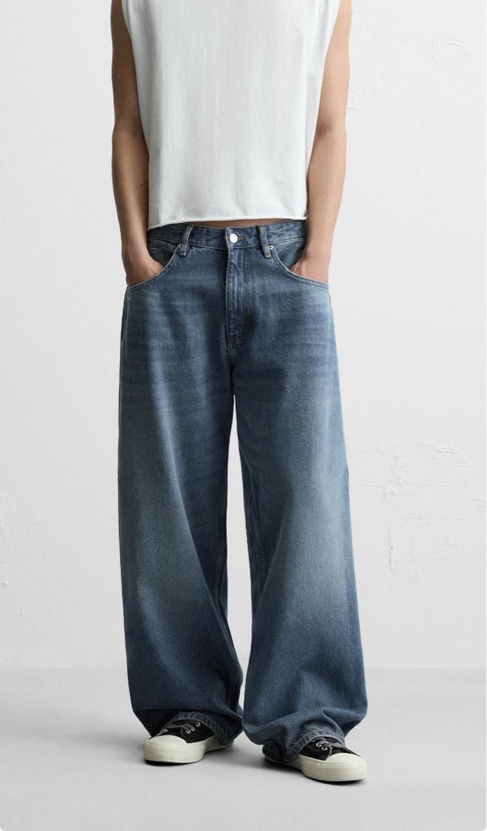 SOSHI OTSUKI ZARA JEANS バルーンスリーブ FIT 44 SOSHIOTSUKI x ZARA