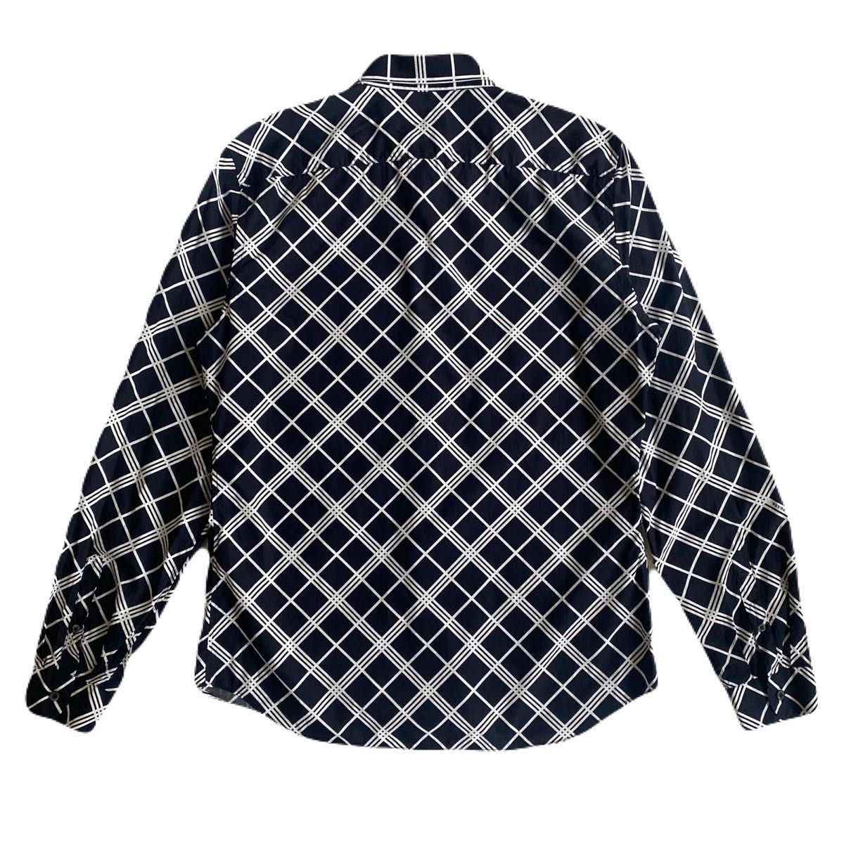 PRADA プラダ 2015ss アーカイブ チェック柄 長袖 ボタン シャツ Y