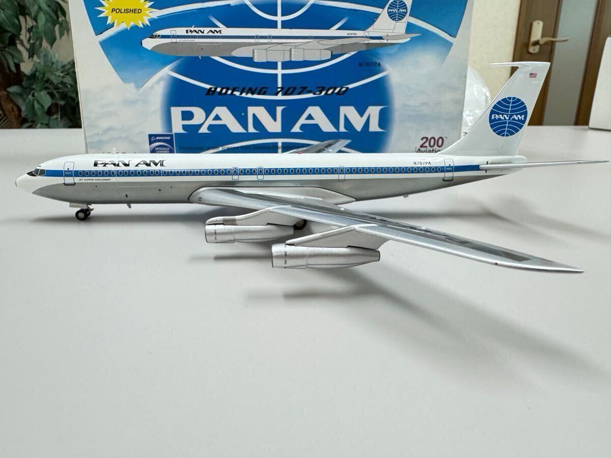Yahoo!オークション - Aviation200 PANAM パンアメリカン航空 B707-321