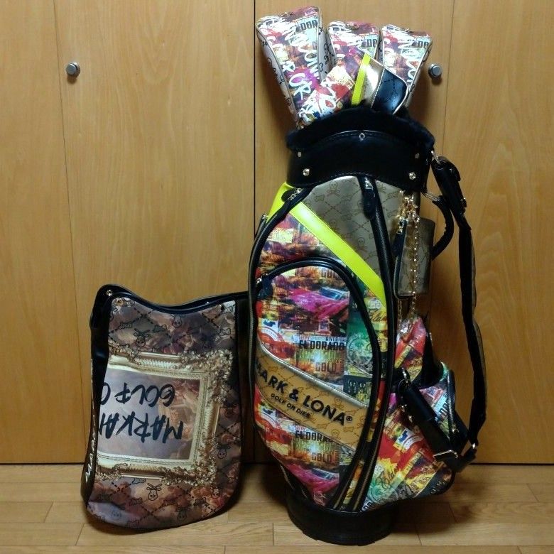 マーク&ドラゴン】MARK & LONA キャディバッグ ヘッドカバー付 MARK