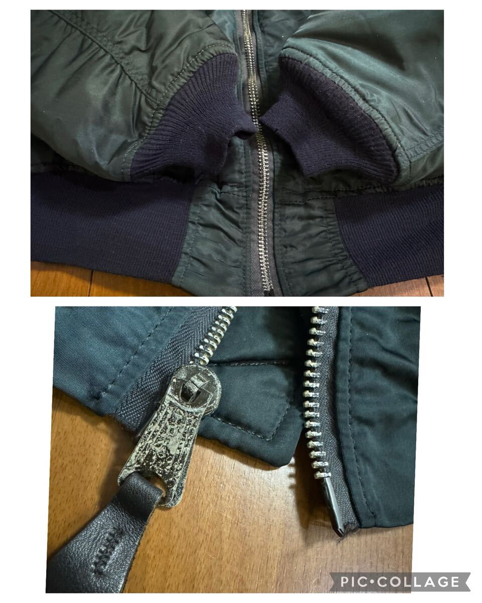 雰囲気系 ALPHA INDUSTRIES 90s 黒タグ USA製 ヴィンテージ MA-1