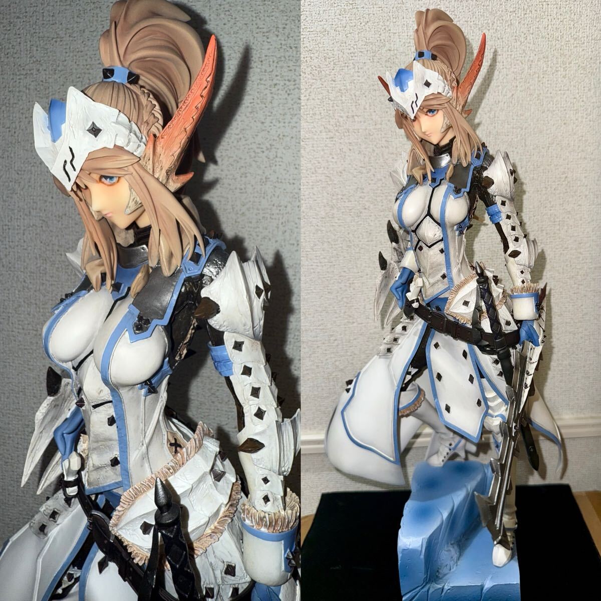 Yahoo!オークション - 1/5 片手剣×ベリオロス装備のハンター MH モン