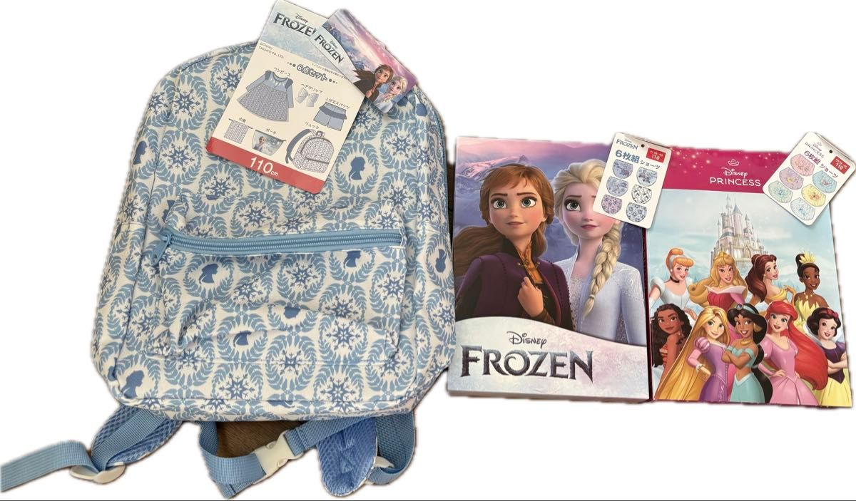 しまむら ハッピーバッグ ディズニープリンセス アナ雪 エルサ 6点