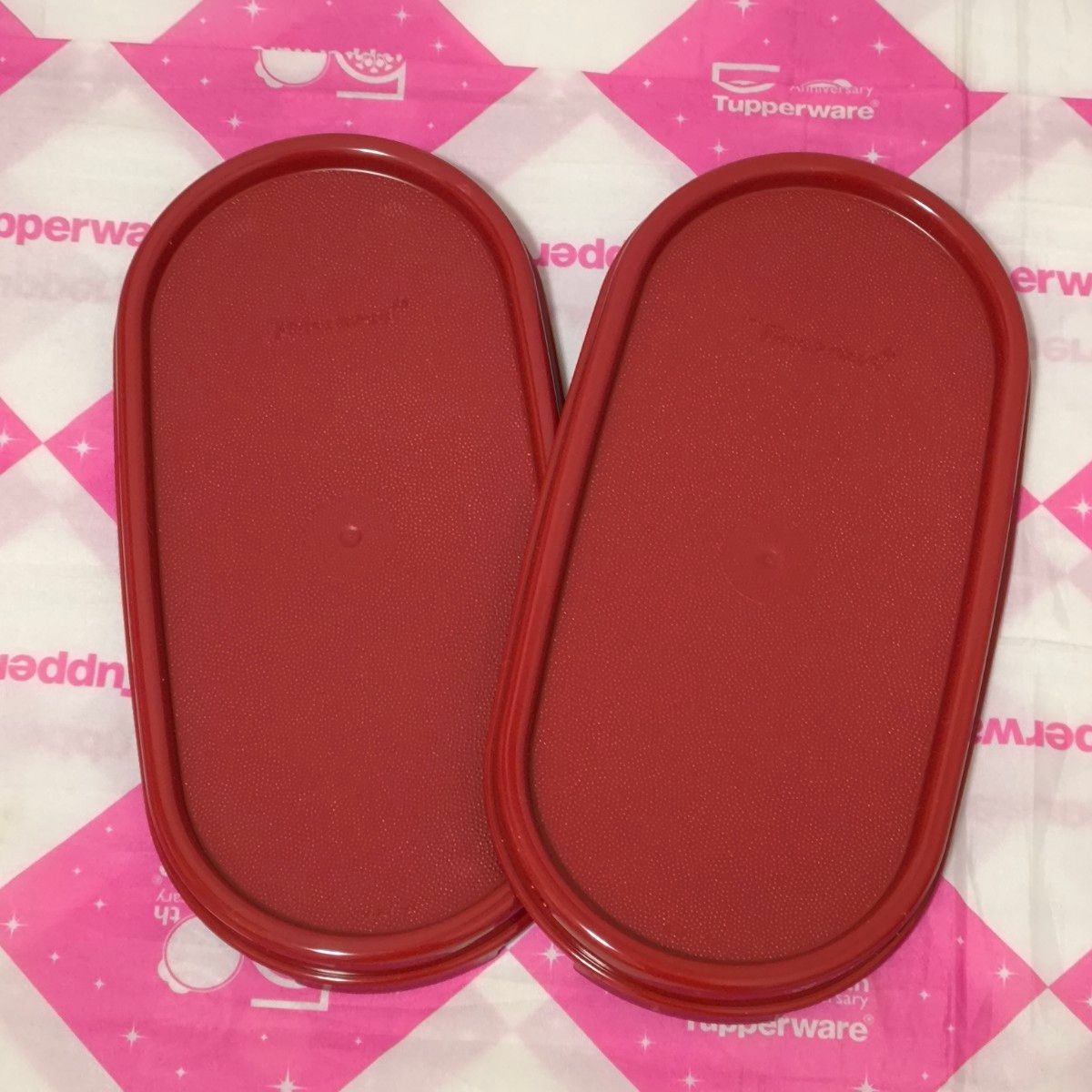 タッパーウェア MMだ円 シール（蓋）（2枚）Tupperware｜Yahoo