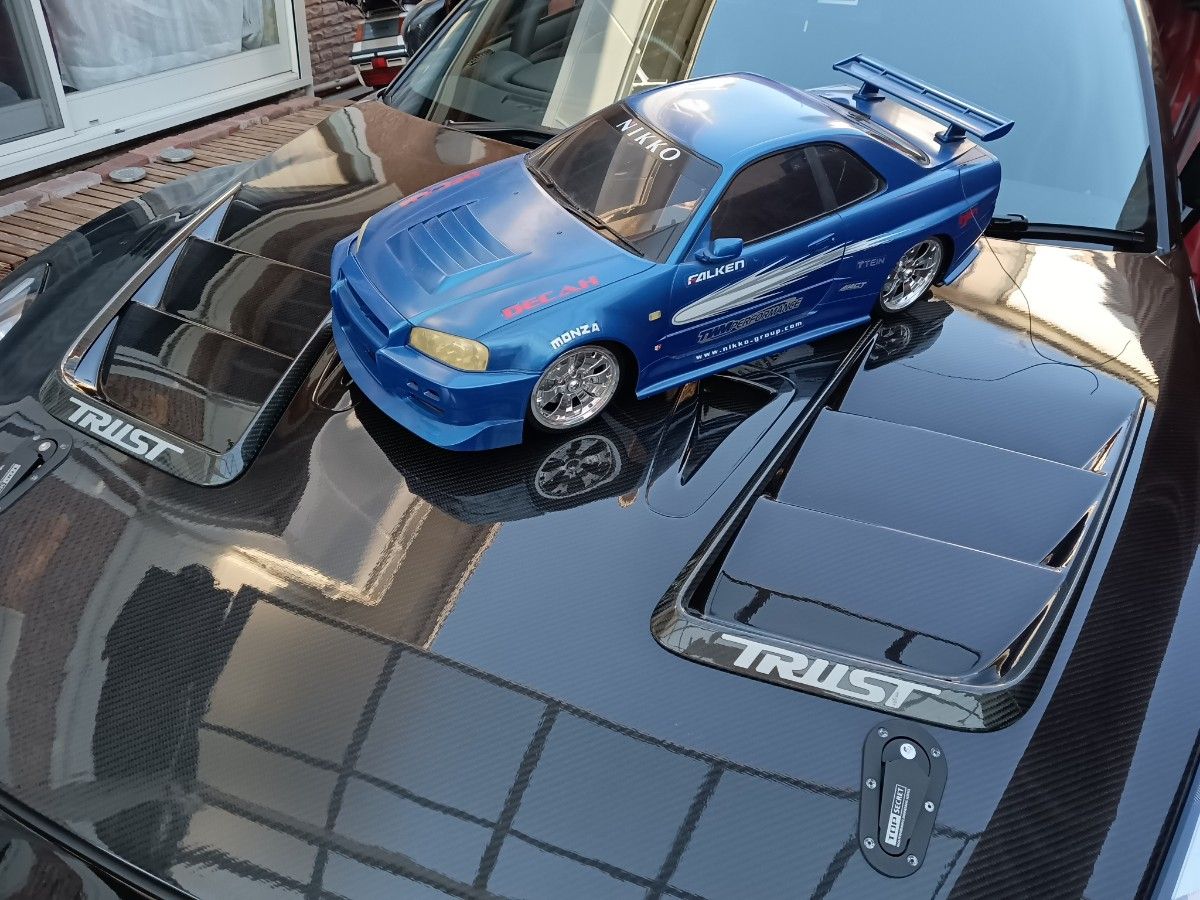 NIKKO 大型ラジコン 全長82cm 1/6スケール 日産スカイライン GT-R R34