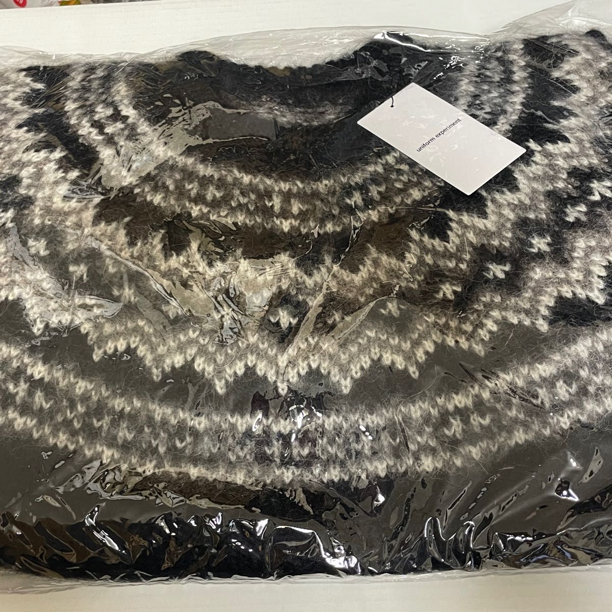 uniform experiment MOHAIR NORDIC CREWNECK KNIT ノルディック サイズ