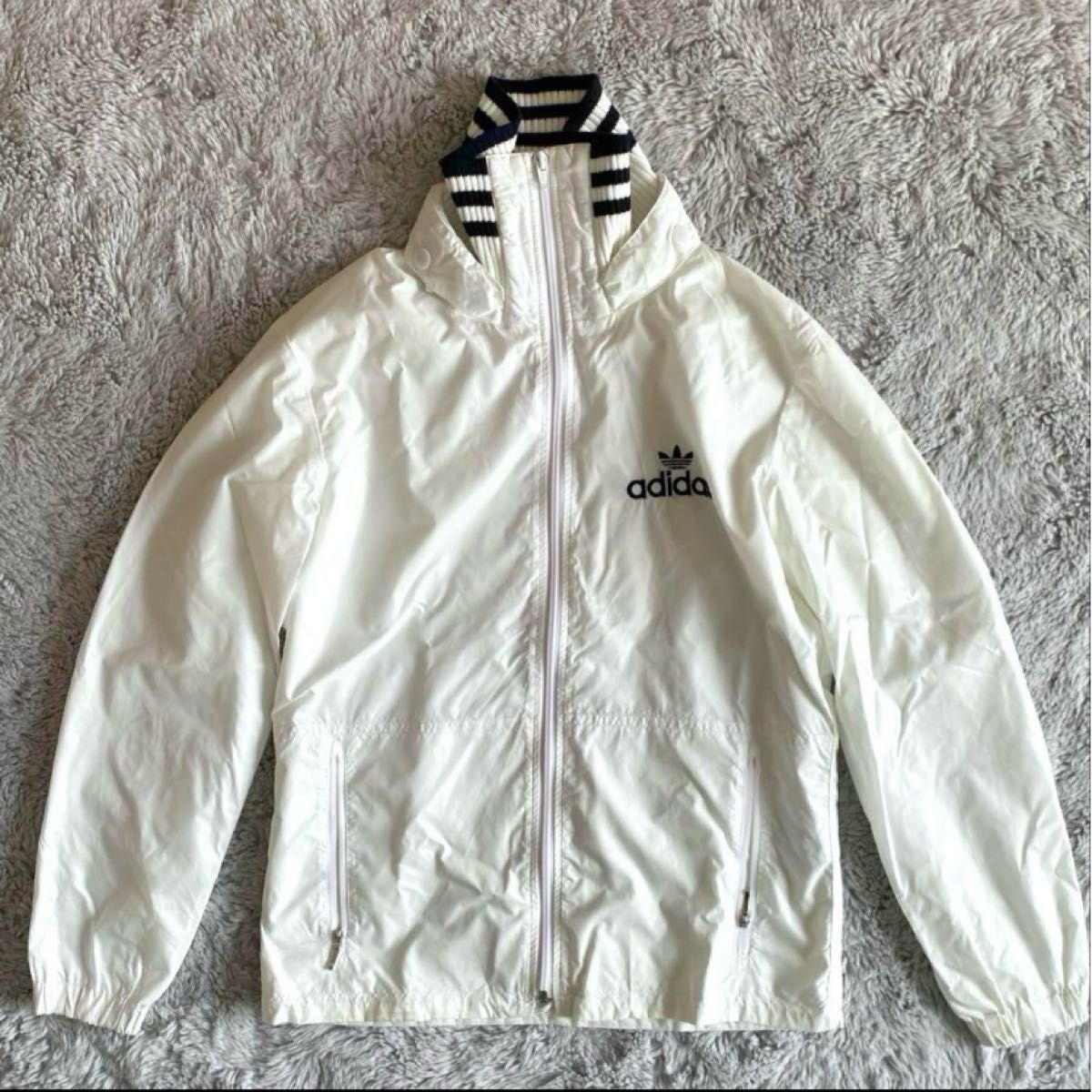 希少 80s adidas アディダス デサント製 ナイロンジャケット｜Yahoo