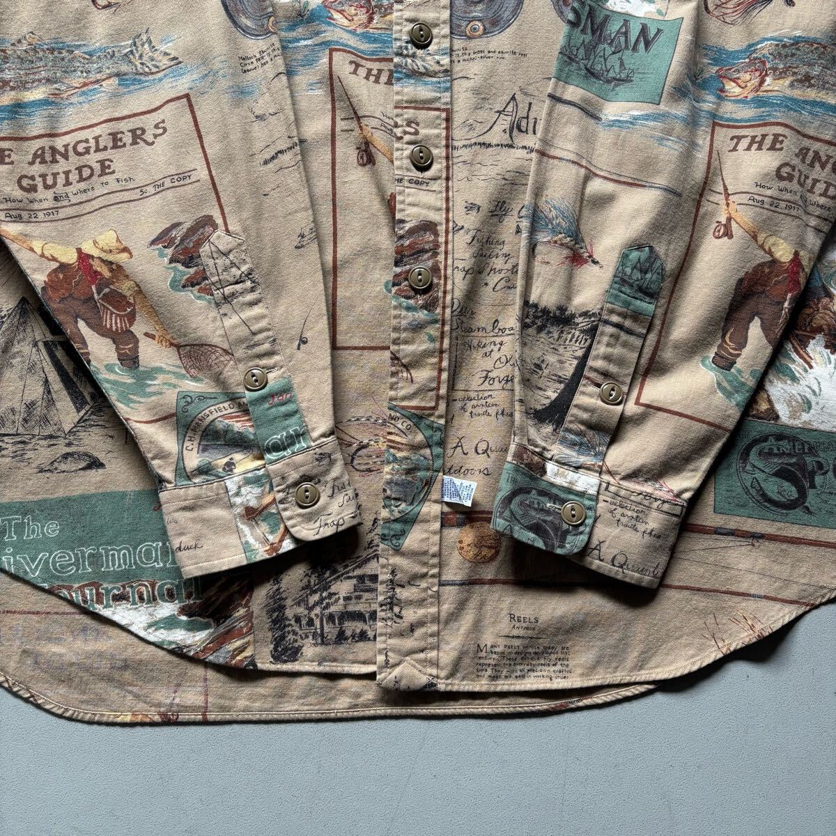 90s polo Ralph Lauren SPORTSMAN fishing shirt size XL 90年代 ポロ