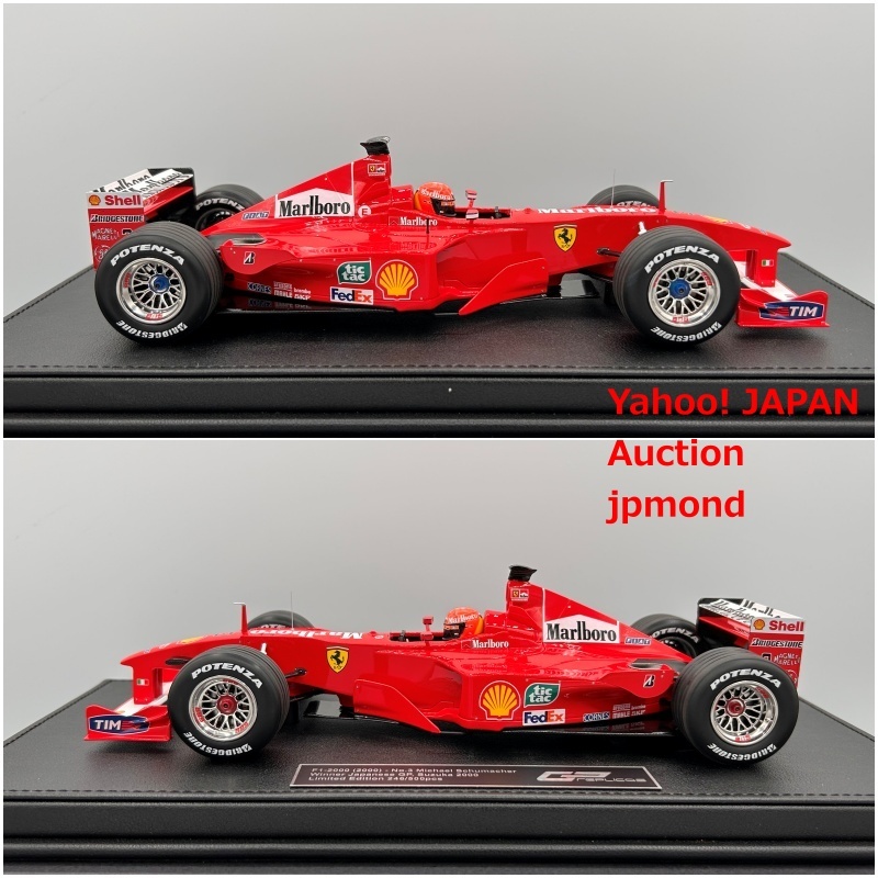 Yahoo!オークション - GP replicas 1/18 フェラーリ F1-2000 #3 M.シュ