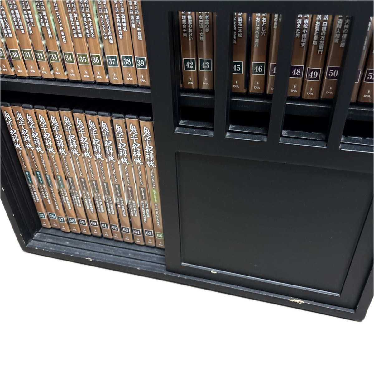 鬼平犯科帳 DVDコレクション 全81巻+バインダー+収納棚｜Yahoo!フリマ