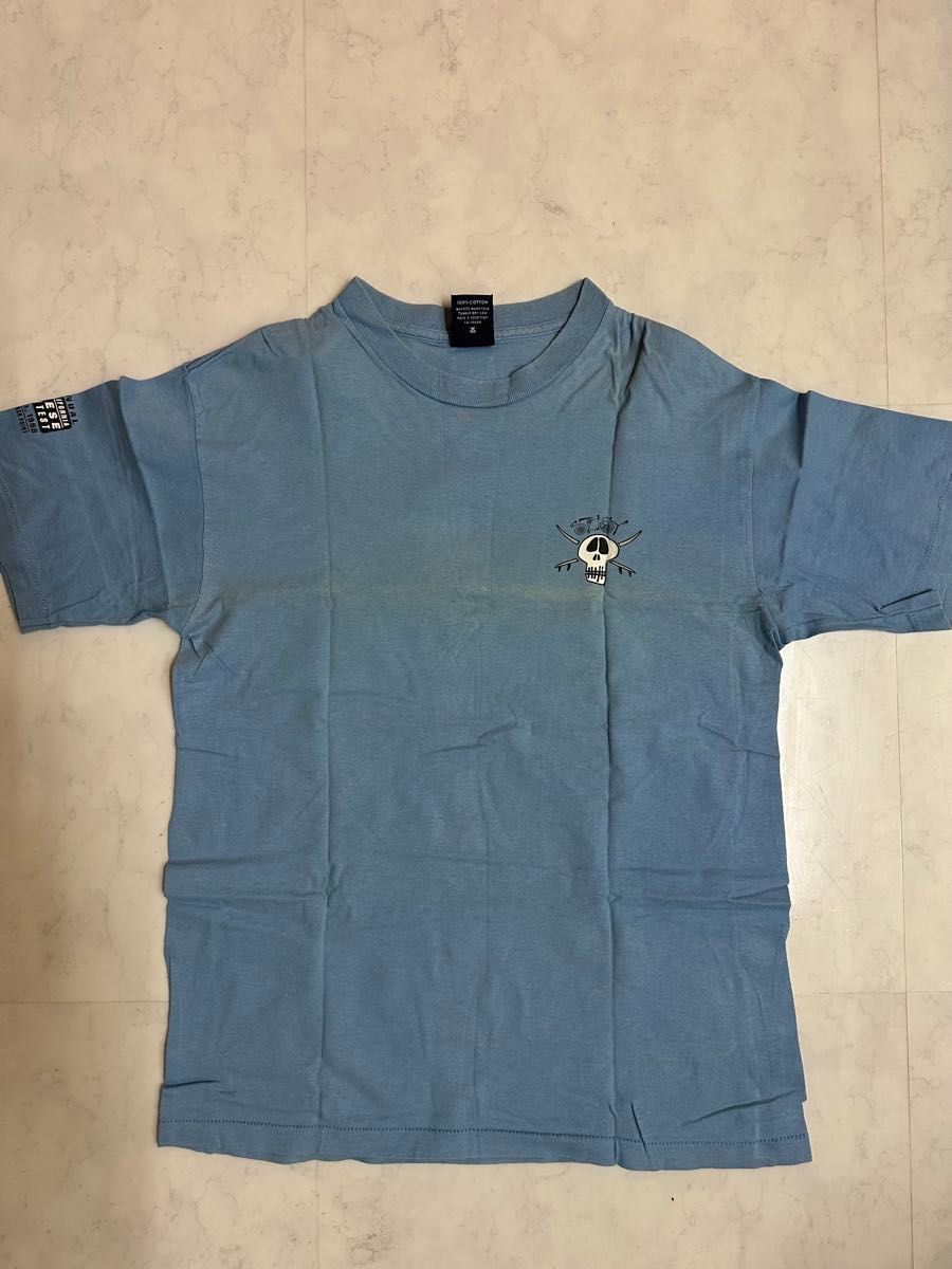 超レア 90's OLD STUSSY 1998年のサーフ大会非売品記念Tシャツ スカル