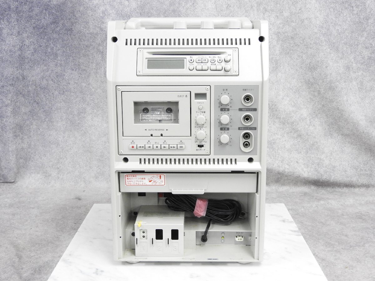 再生OK 美品】TOA ワイヤレスアンプ WA-1712CD 有線マイク 廃盤 再生OK