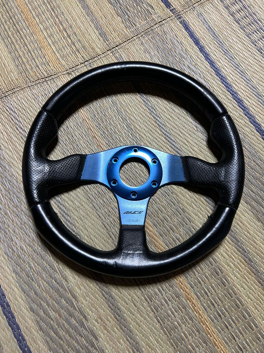 MOMO RACE ステアリング メタリックブルー φ32 MOMO RACE Φ32 ブルー