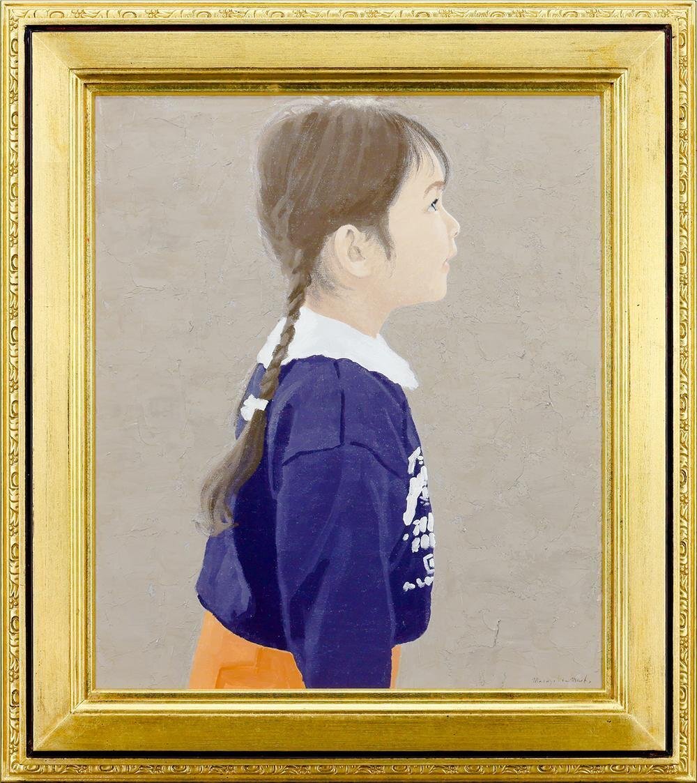 油絵油彩画 10号 少女 額無し 【公式通販】