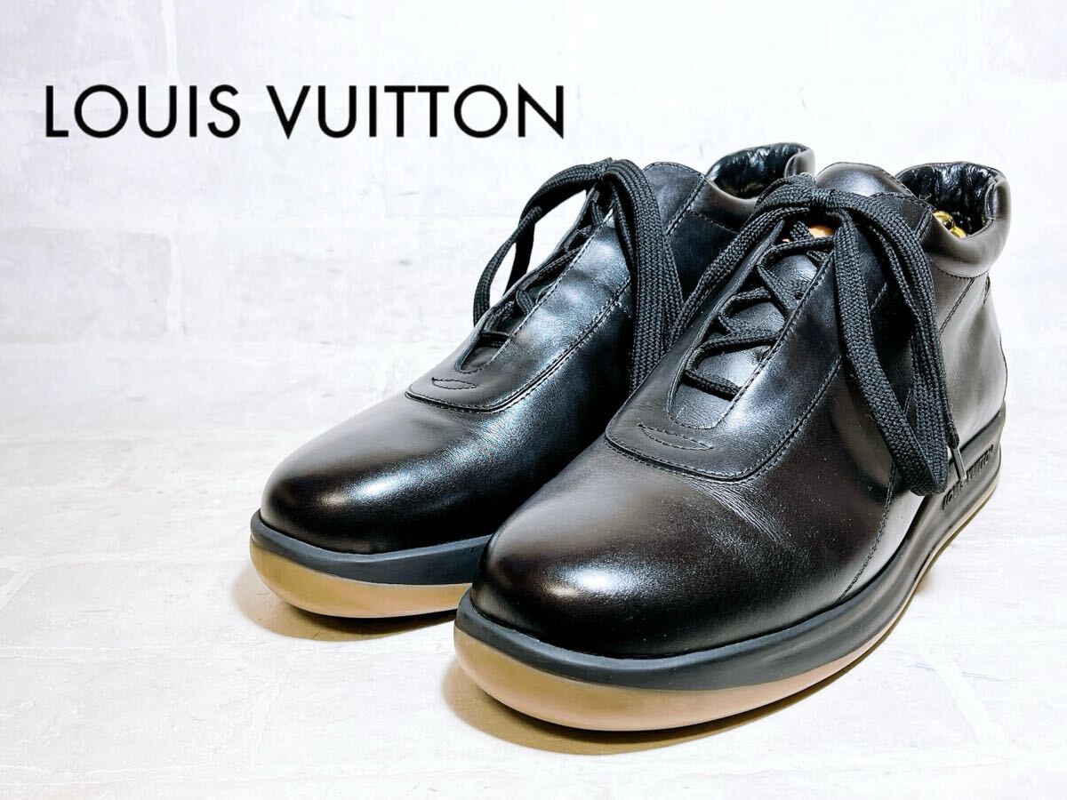 正規品【極美品】LOUIS VUITTON ルイヴィトン 高級 レザースニーカー