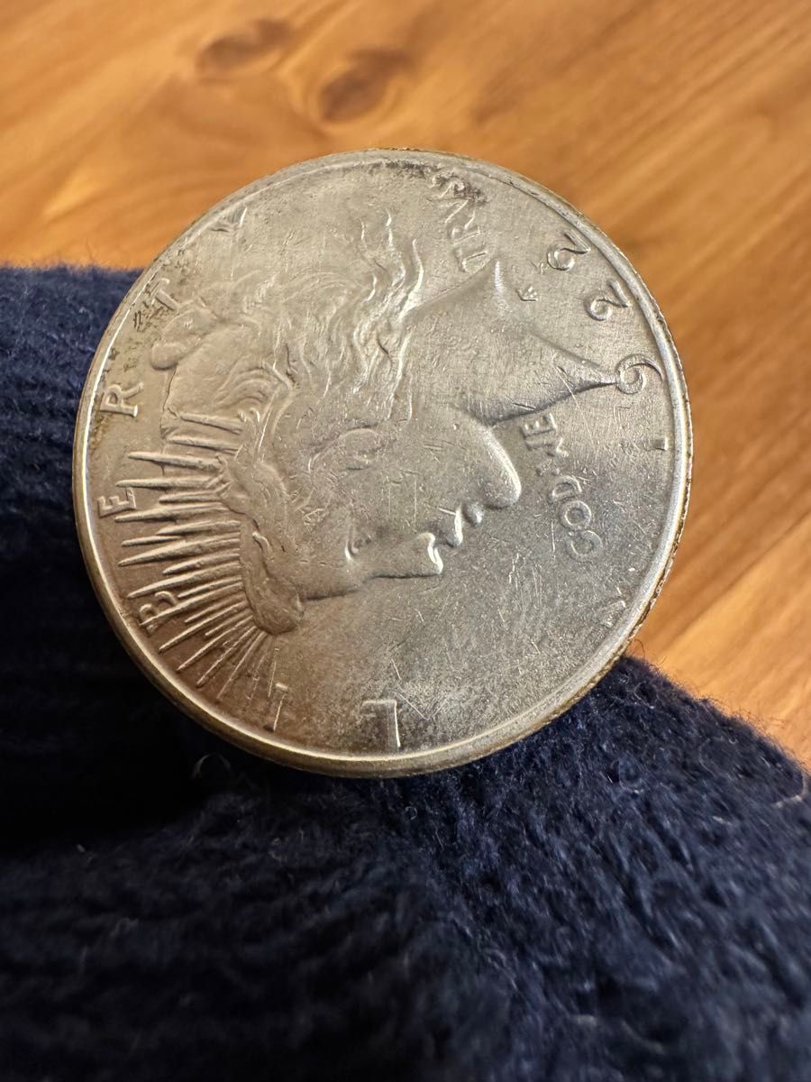 アメリカ ピースダラー 1ドル銀貨 1922年 ミントマークs｜Yahoo!フリマ