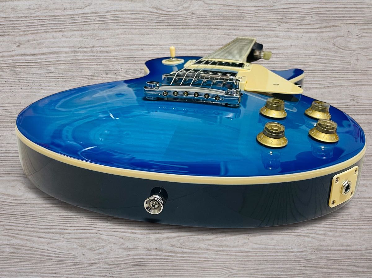 新品同様) BLITZ BLP-450 レスポールタイプ ブルー色｜Yahoo!フリマ