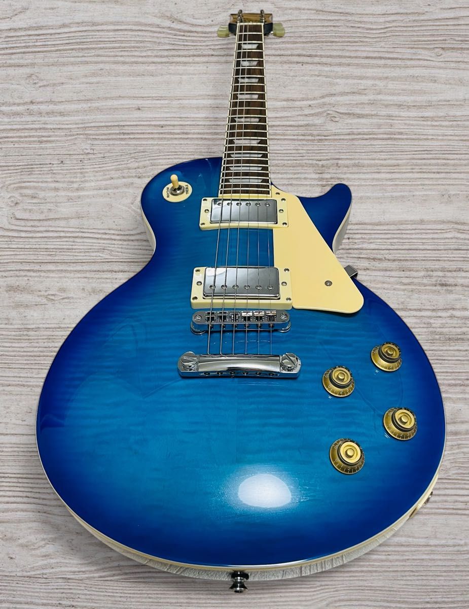 新品同様) BLITZ BLP-450 レスポールタイプ ブルー色｜Yahoo!フリマ