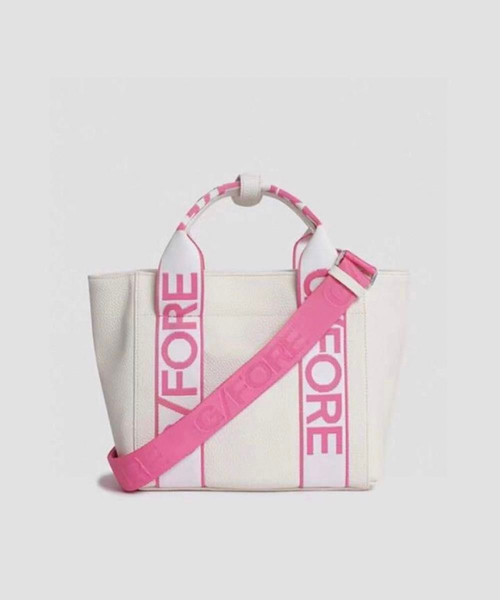 G/FORE カートバック ホワイト＆ピンク26 G/FORE カートバック