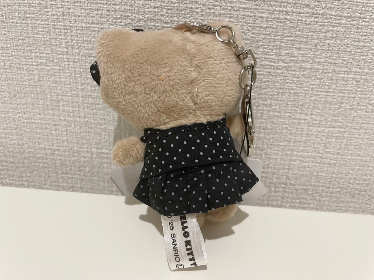 me% ローリーズファーム 日焼けキティ ぬいぐるみ キーホルダー 黒