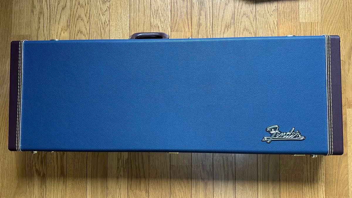 fender ハードケース 美品 CLASSIC SERIES WOOD CASE ネイビーブルー