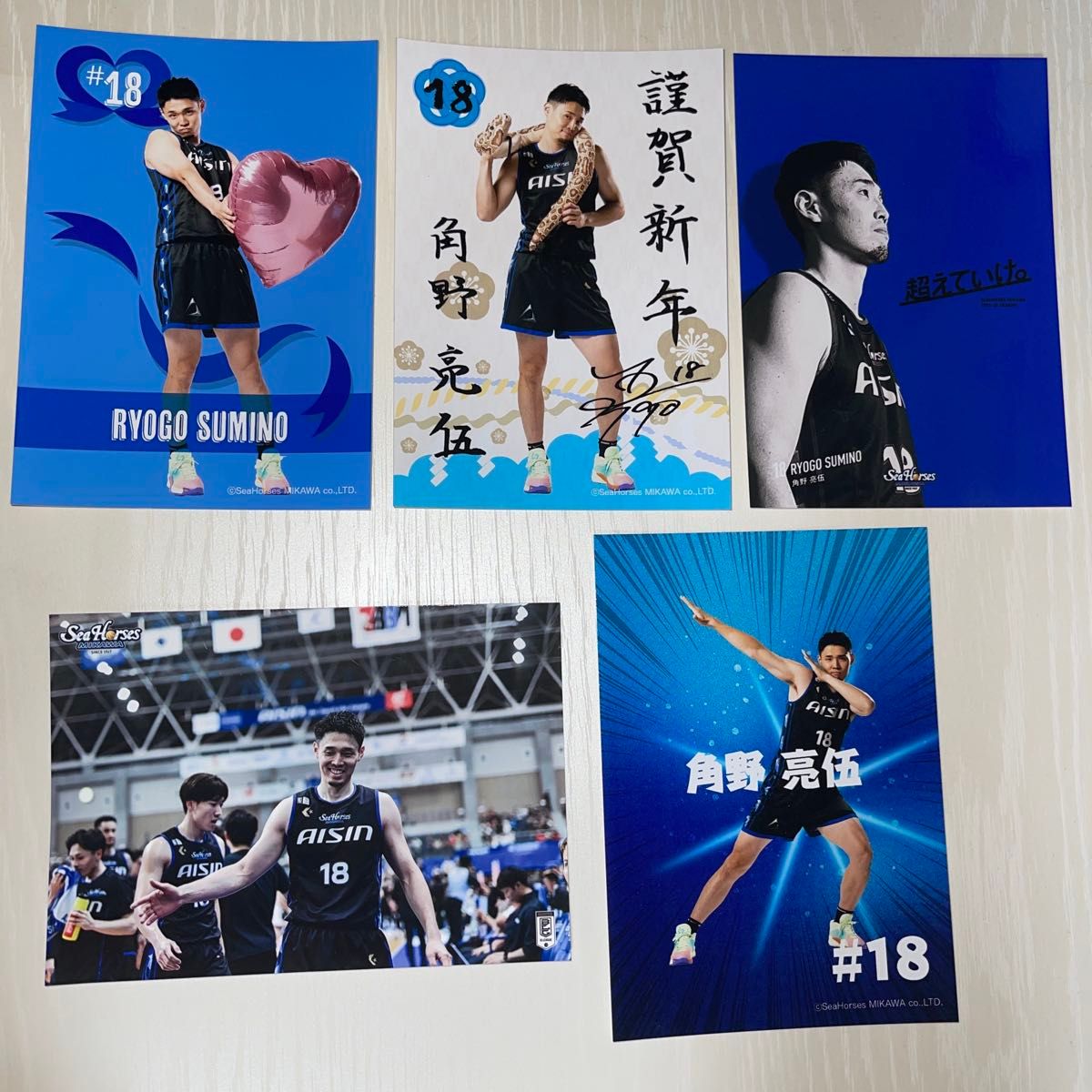 新品 Bリーグ シーホース三河 角野亮伍 直筆サイン入り レプリカ