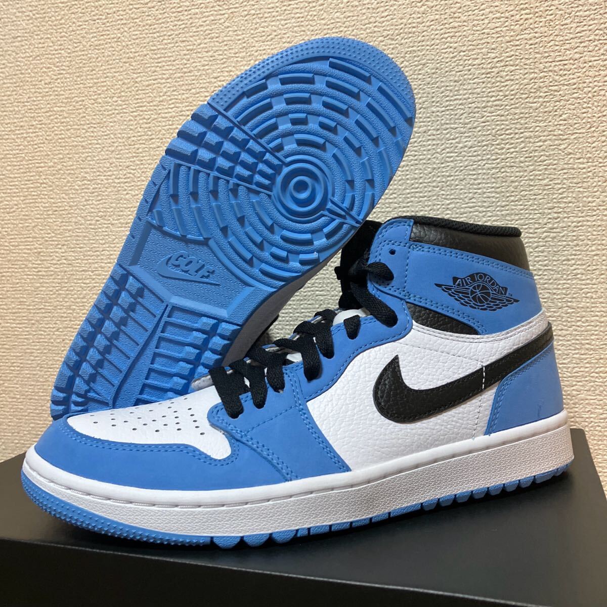 新品 未使用 黒タグ NIKE AIR JORDAN 1 HIGH G GOLF DQ0660-400 nike