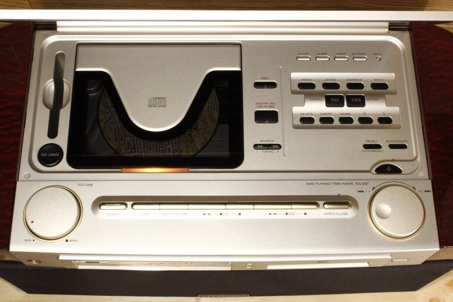 整備済】SONY セレブリティⅡ MD-7000 代替リモコン付き 整備済】SONY