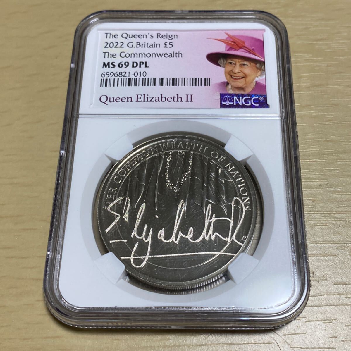 NGC MS69DPL 2022 UK £5 Commonwealth / 23 | eBay