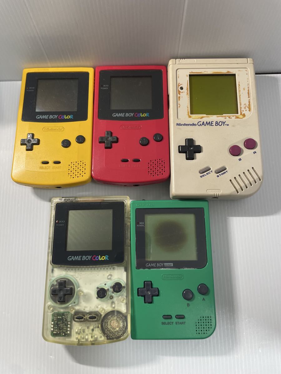 ジャンク）ゲームボーイアドバンス ホワイト・ブラック・パープルの3台
