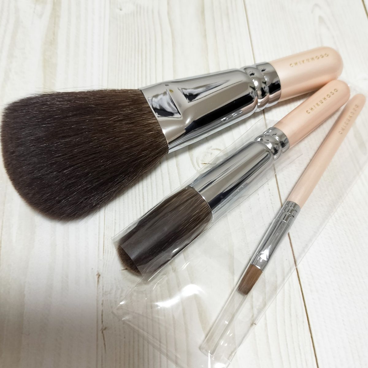 灰リス ジャンボサイズ 竹宝堂 メイクブラシ 化粧筆 パウダーブラシ