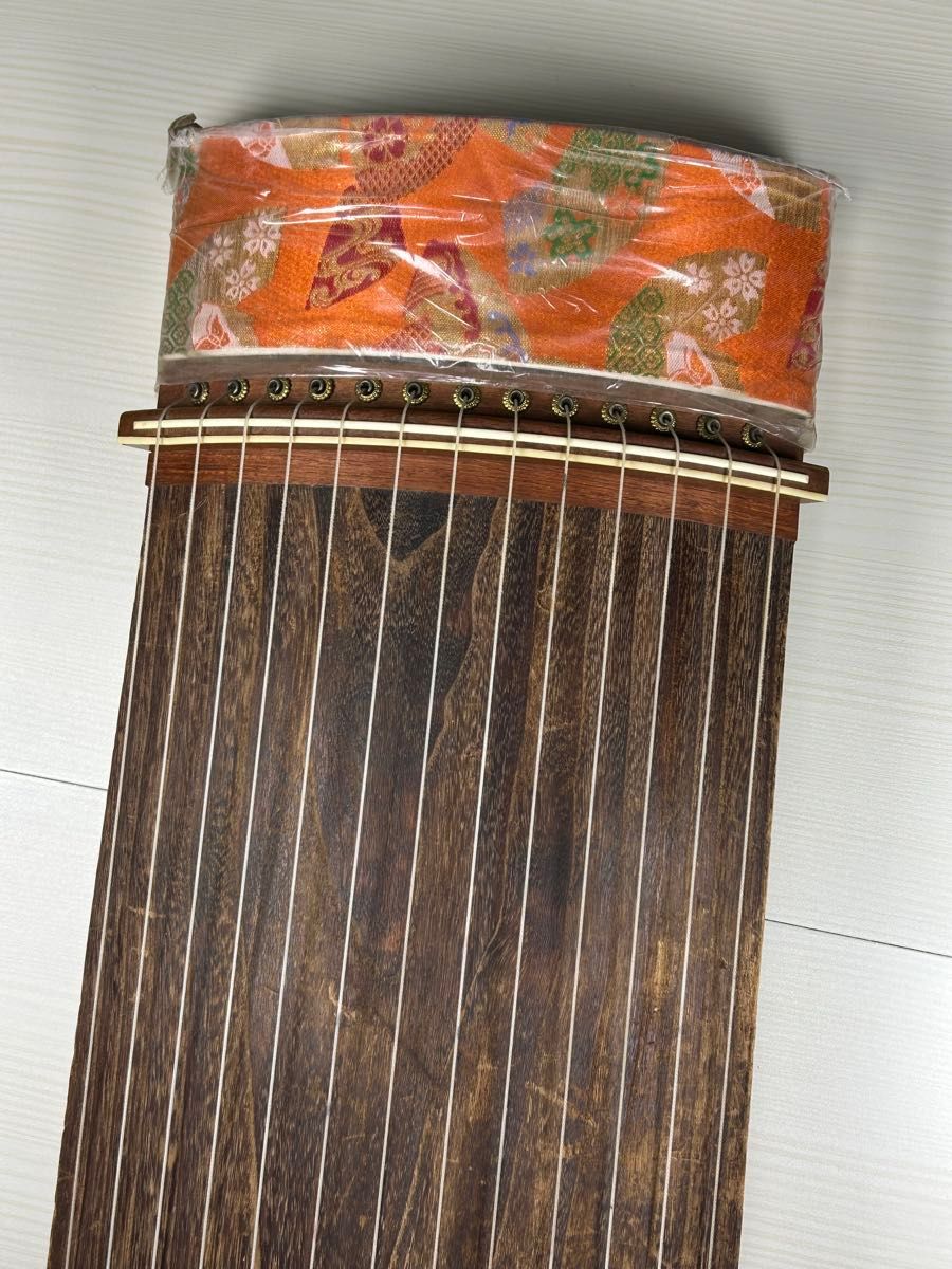 ミニ琴 新品文化箏 和楽器 琴 箏 60cm 爪セット13弦日本音楽著作権協会