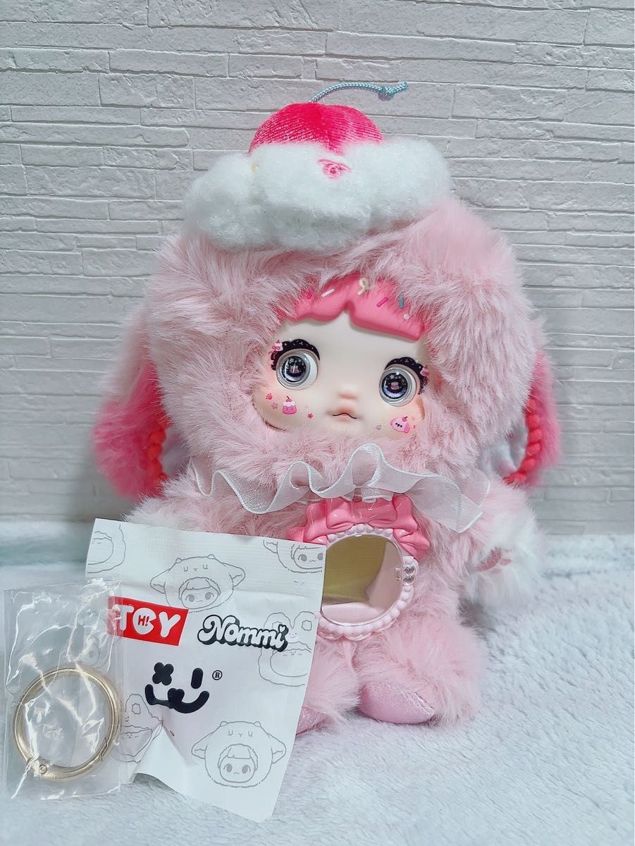 nommi ピンク うさぎちゃん ぬいぐるみ さくらんぼ｜Yahoo!フリマ（旧