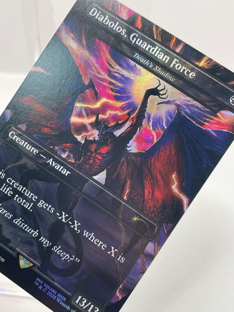 MTG 刻印入り ガーディアンフォース、ディアボロス 死の影 4枚セット