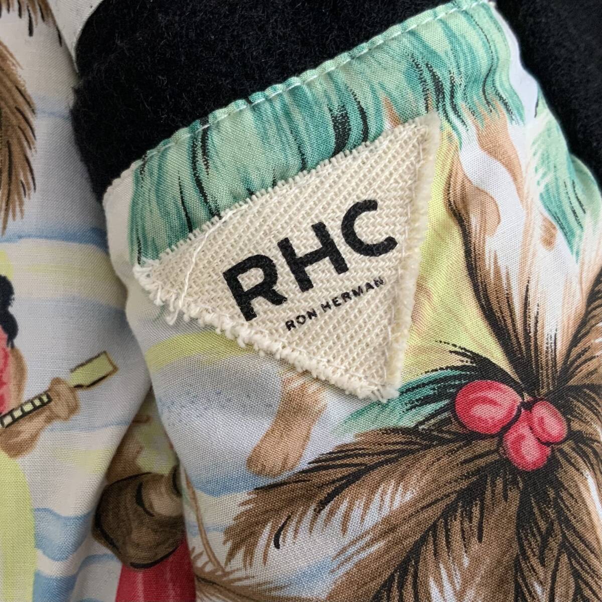 美品 Schott ショット × Ron Herman ロンハーマン Dポケット 袖レザー