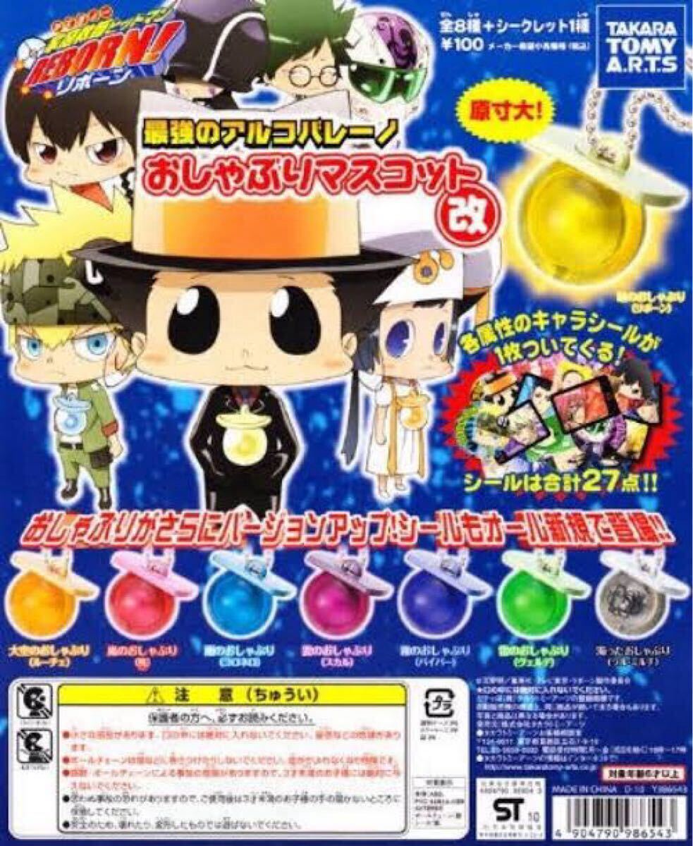 家庭教師ヒットマンREBORN アルコバレーノ おしゃぶりマスコット改 8