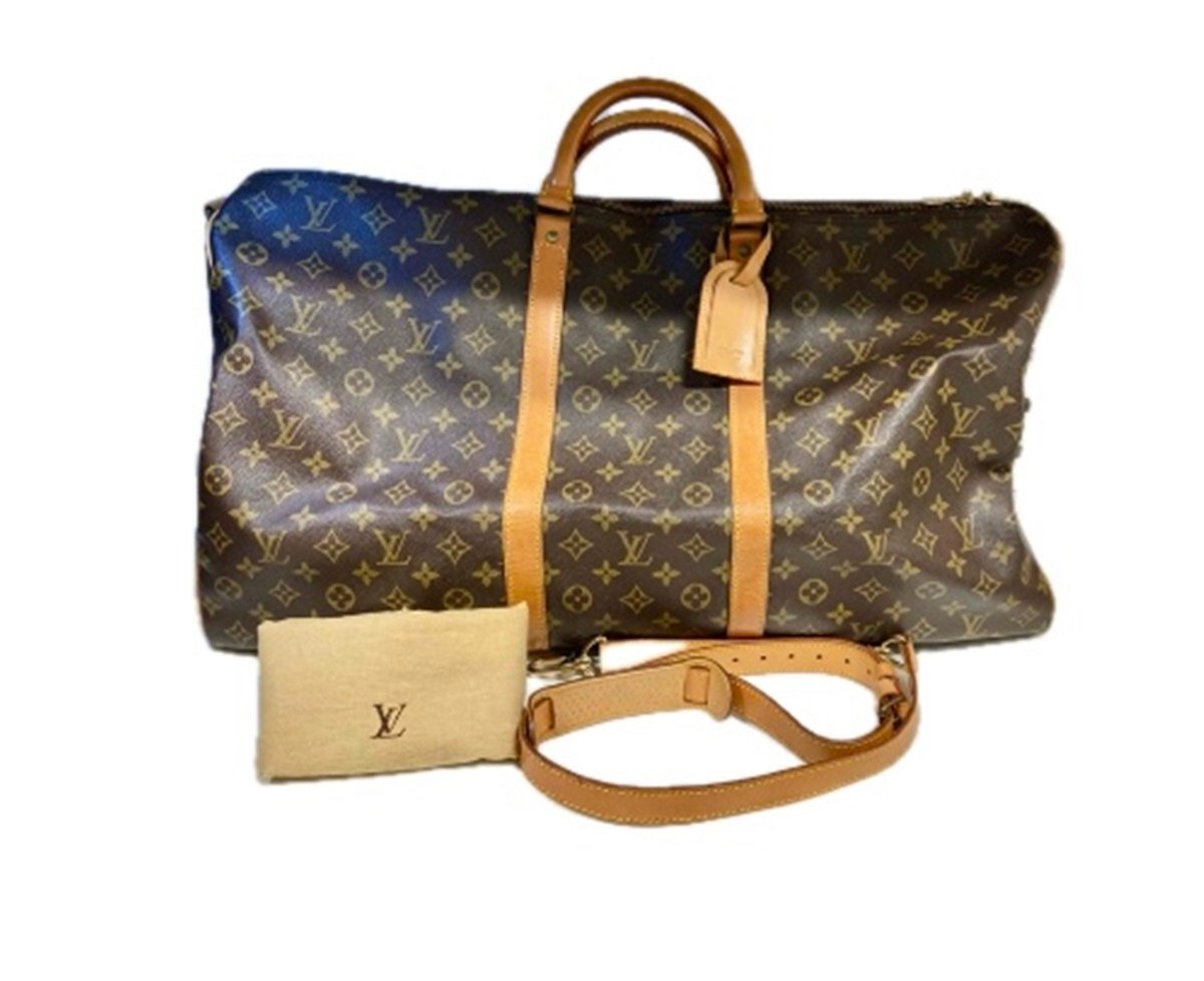 LOUIS VUITTON ルイヴィトン モノグラム キーポル バンドリエール 60