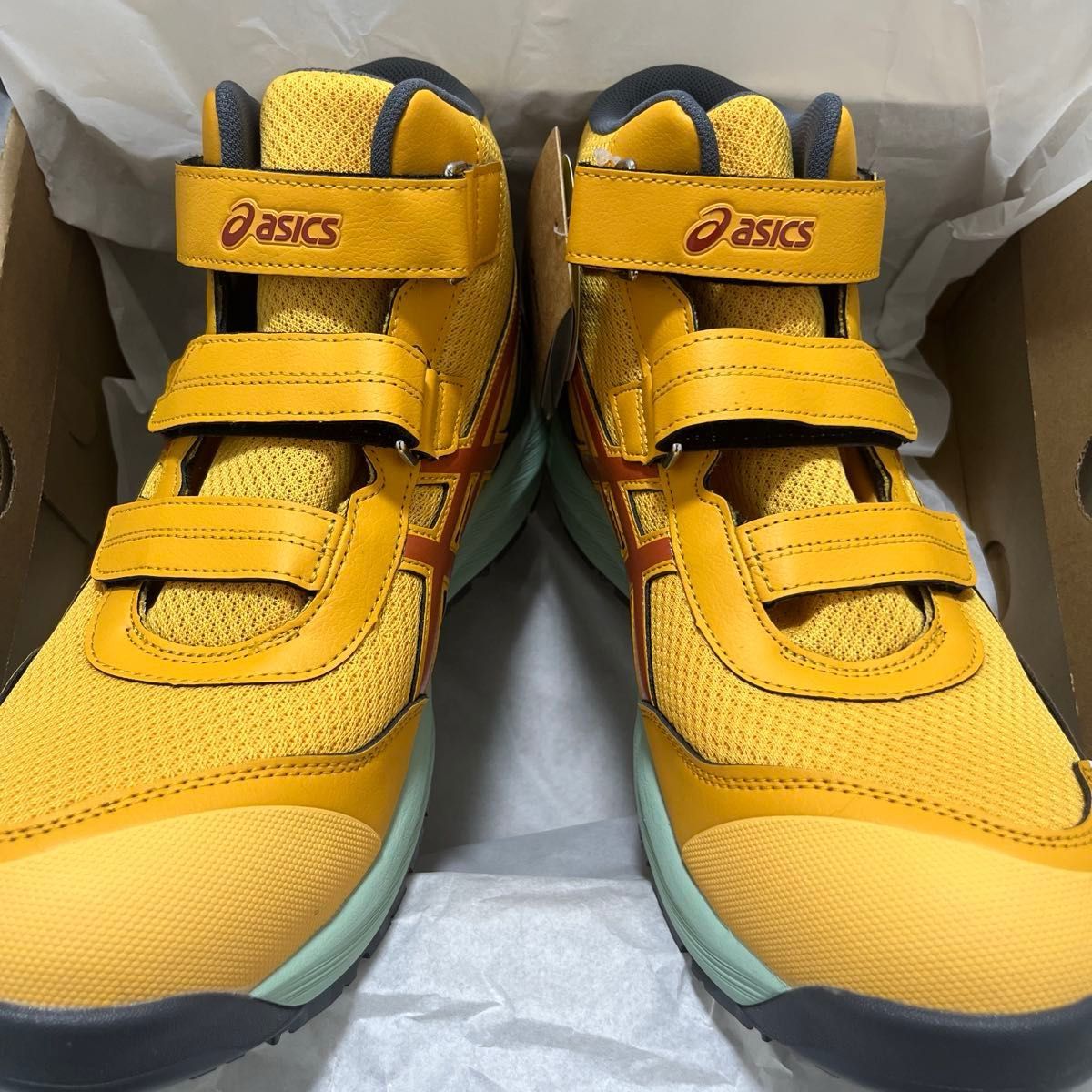 新品 asics 安全靴 CP216 セーフティシューズ ハイカット タグ付き