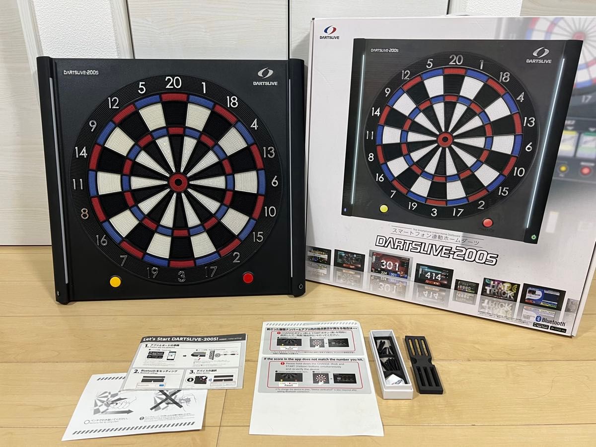 美品・動作OK】スマートフォン連携ホームダーツ DARTSLIVE-200S ダーツ