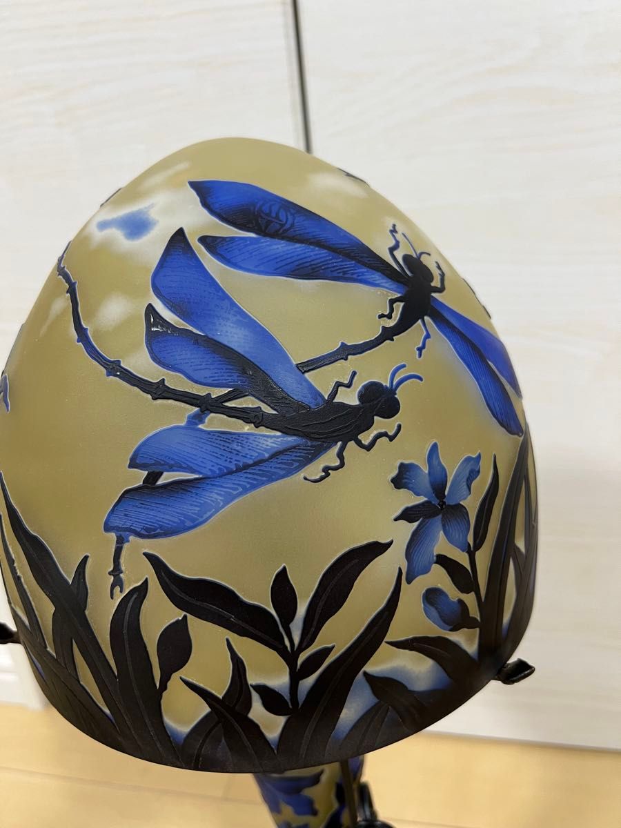 希少・美品】エミール・ガレ レプリカ カメオガラス ランプ スタンド