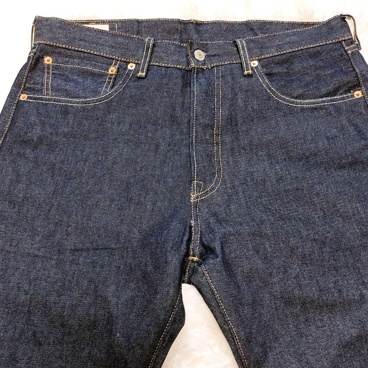 リーバイス 501 93年復刻 赤耳 ビッグE アメリカ製 W33 濃紺 極美品