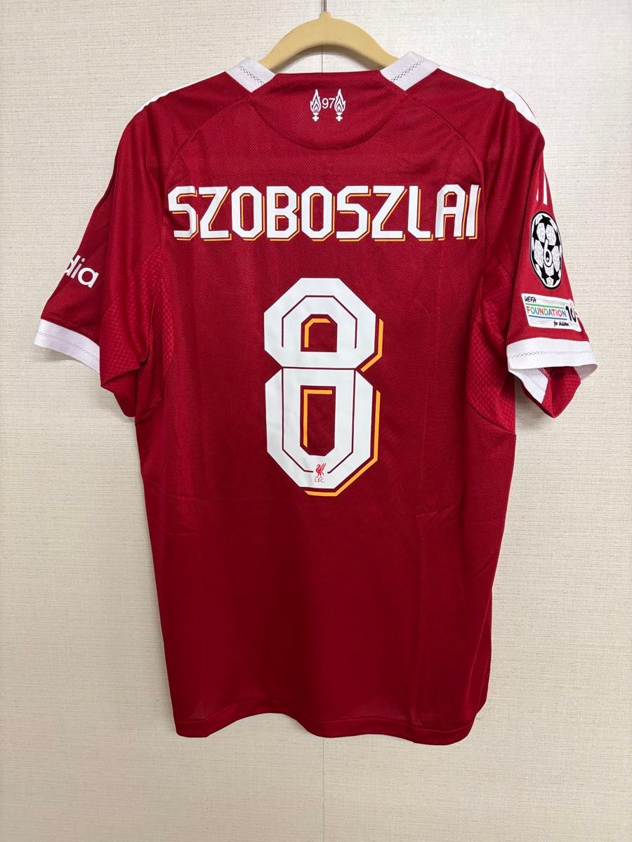 Liverpool FC/リヴァプール(ホーム25-26)8番 SZOBOSZLAI海外輸入品CL