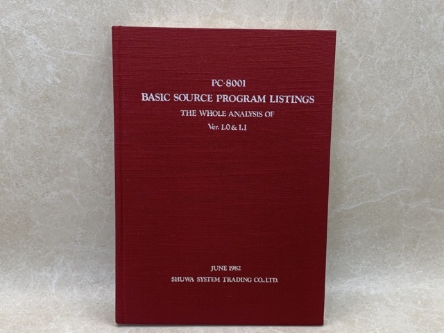 コンピュータ・IT PC-8001 BASIC SOURCE PROGRAM LISTINGS PC-8001