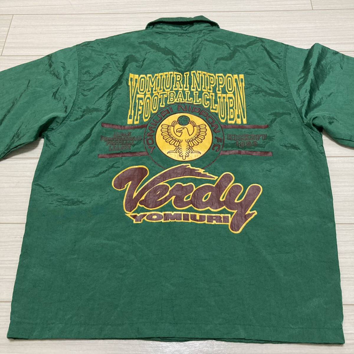90s 初期 レア 読売 Verdy ヴェルディ ナイロン コーチジャケット M