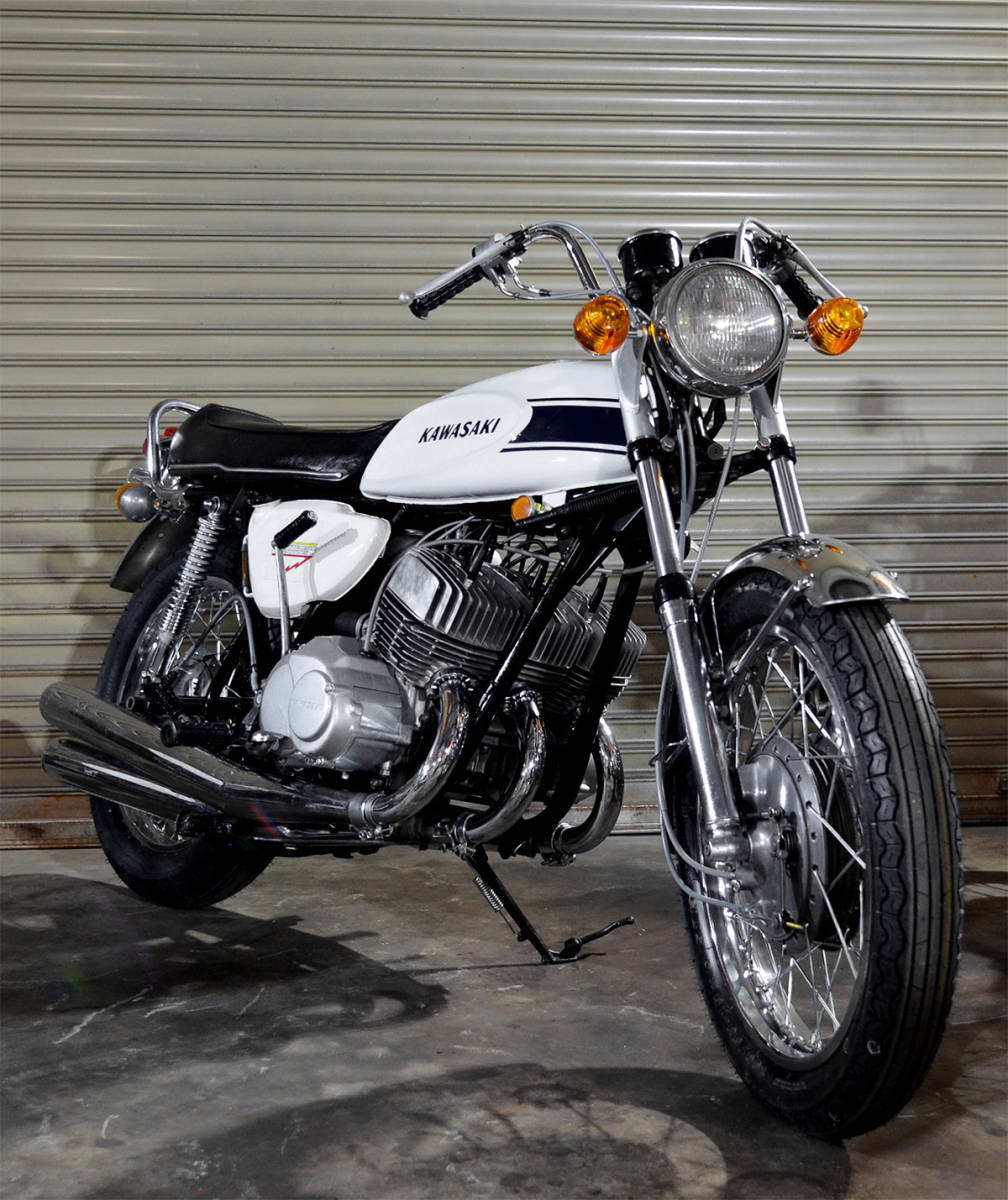Yahoo!オークション - 1969年型 KAWASAKI 500SS マッハⅢ ミッドナイト
