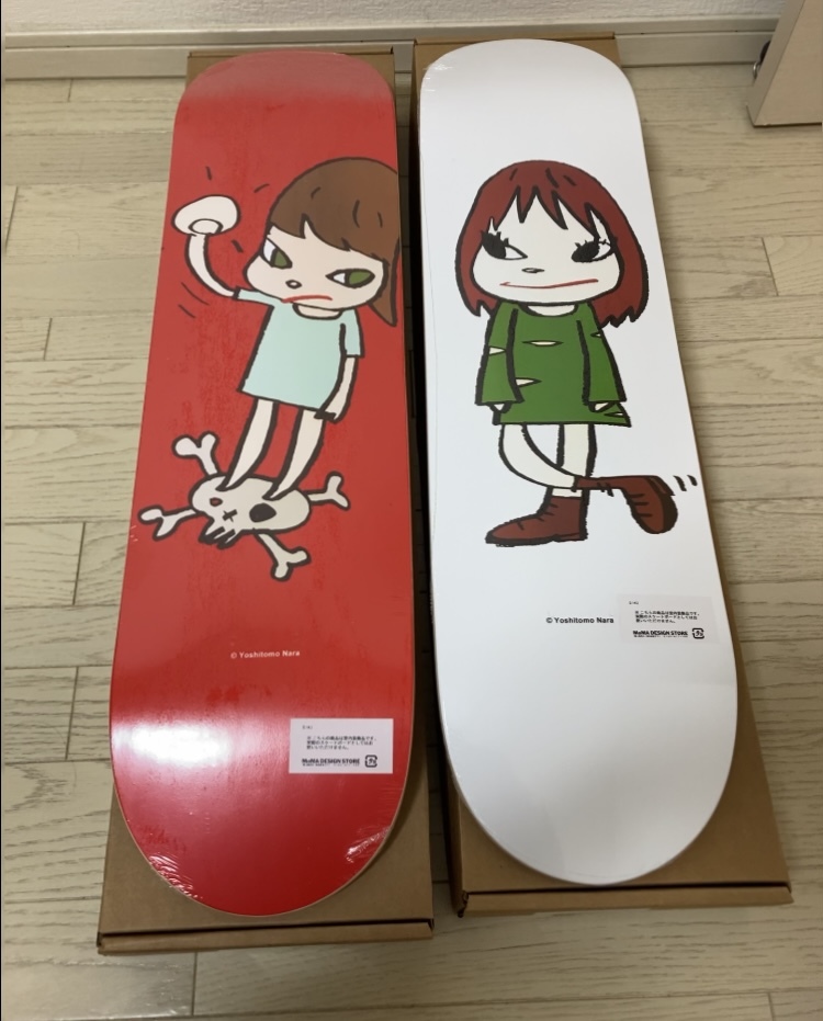 購入時明細付 奈良美智 Yoshitomo Nara デッキ2枚セット Solid Fist