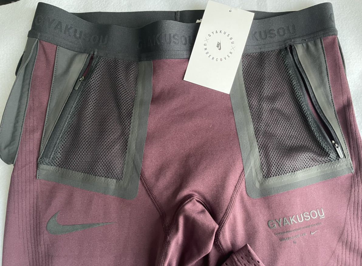Nike Gyakusou タイツ M バーガンディ 68 GW値引き中6日まで Nike