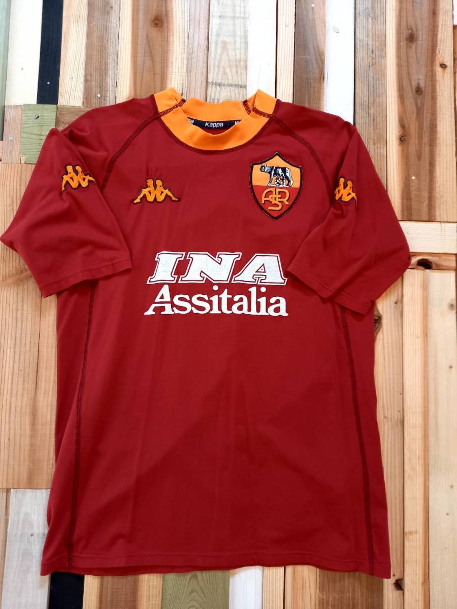 イタリア セリエA ASローマ サッカーユニフォーム 2000～01年ホーム